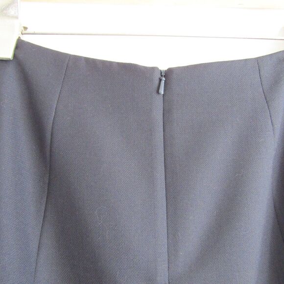 Brooks Brothers Skirt 6 Navy Blue Classic Feminine Academia Tollegno 1900 A Line - Picture 6 of 13